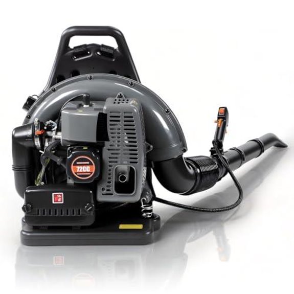 72cc gas powered blower capacity