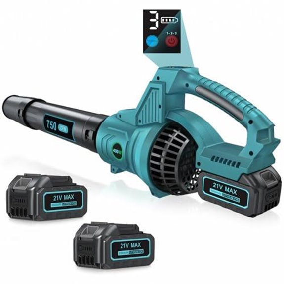 cordless leaf blower 750 cfm