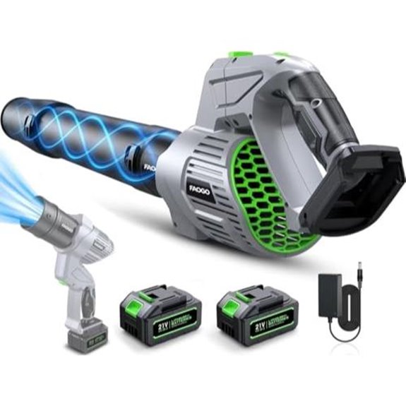 cordless leaf blower with batteries