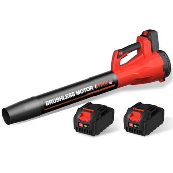 cordless leaf blower with batteries