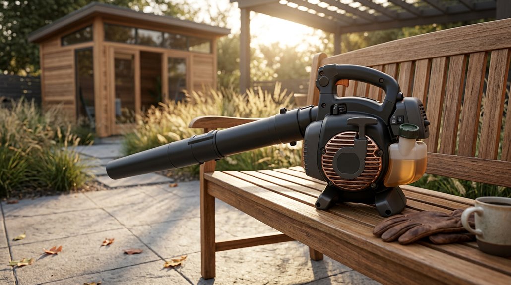 five top rated gas leaf blowers