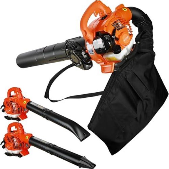 gas leaf blower vacuum mulcher