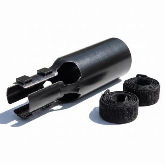 leaf blower booster extension for yard cleanup