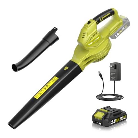 10 Best Battery Blowers for the Money in 2027 8 seyvum 20v blower 2ah battery