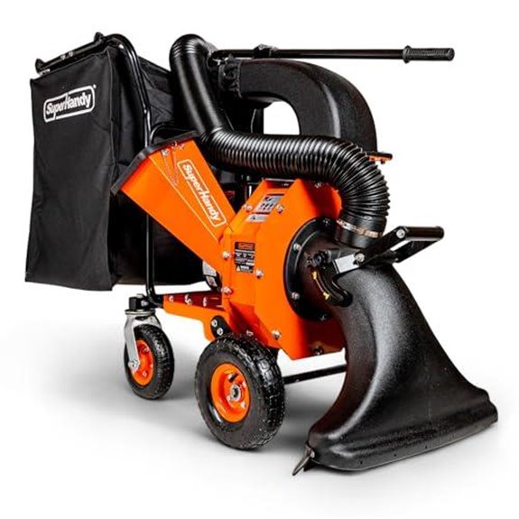 superhandy 7hp gas leaf vacuum wood chipper