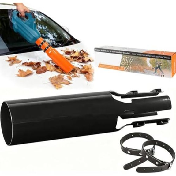 universal leaf blower booster nozzle