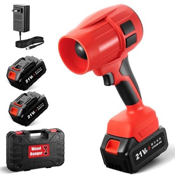 wood ranger 21v blower set